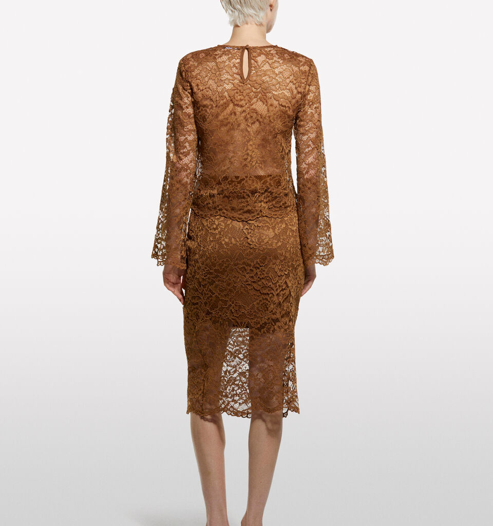 Hellbraune Spitzenbluse - blusen für damen - Braun | Sisley image number 2